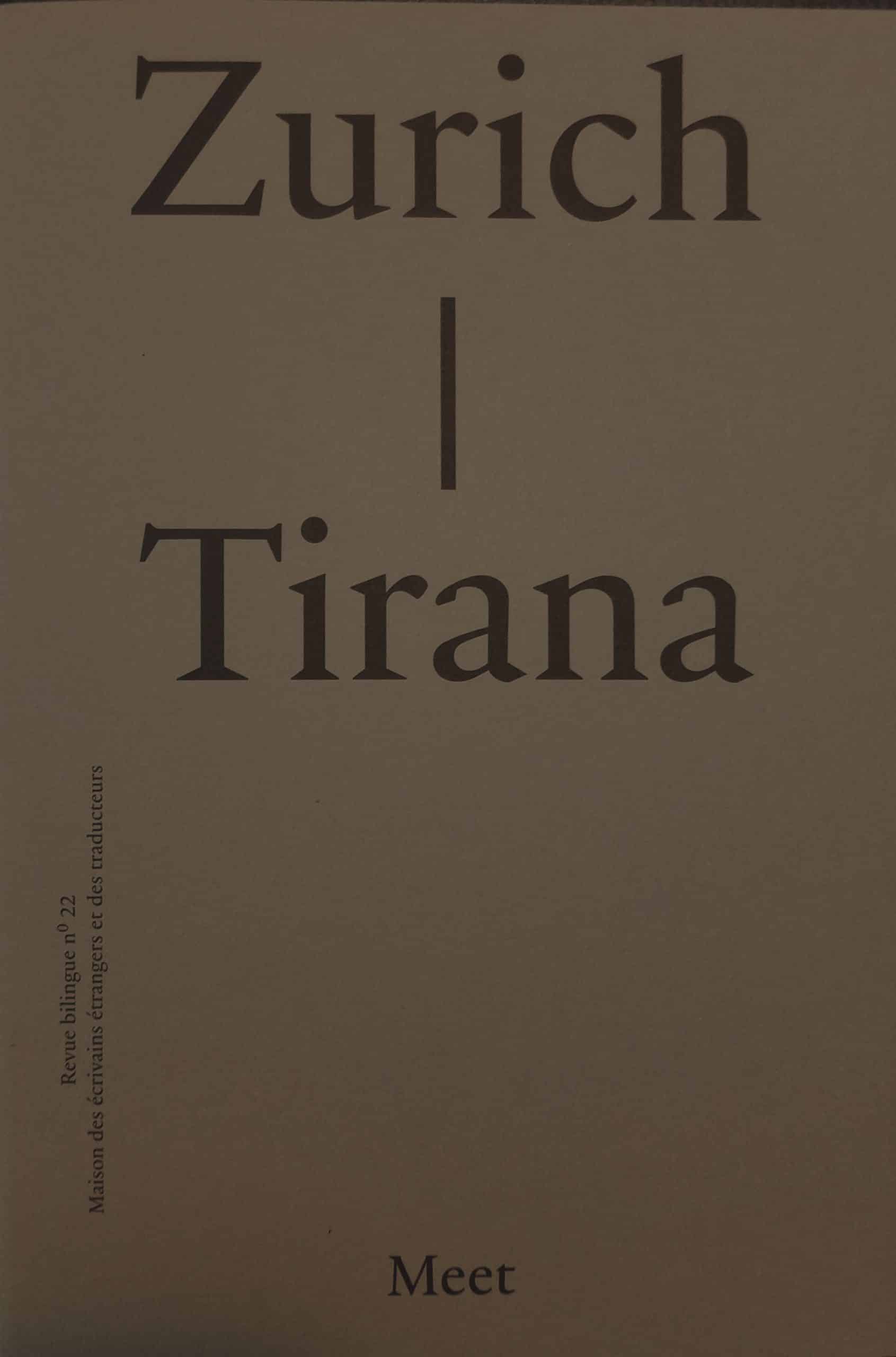 Revue n°22 – Zurich / Tirana