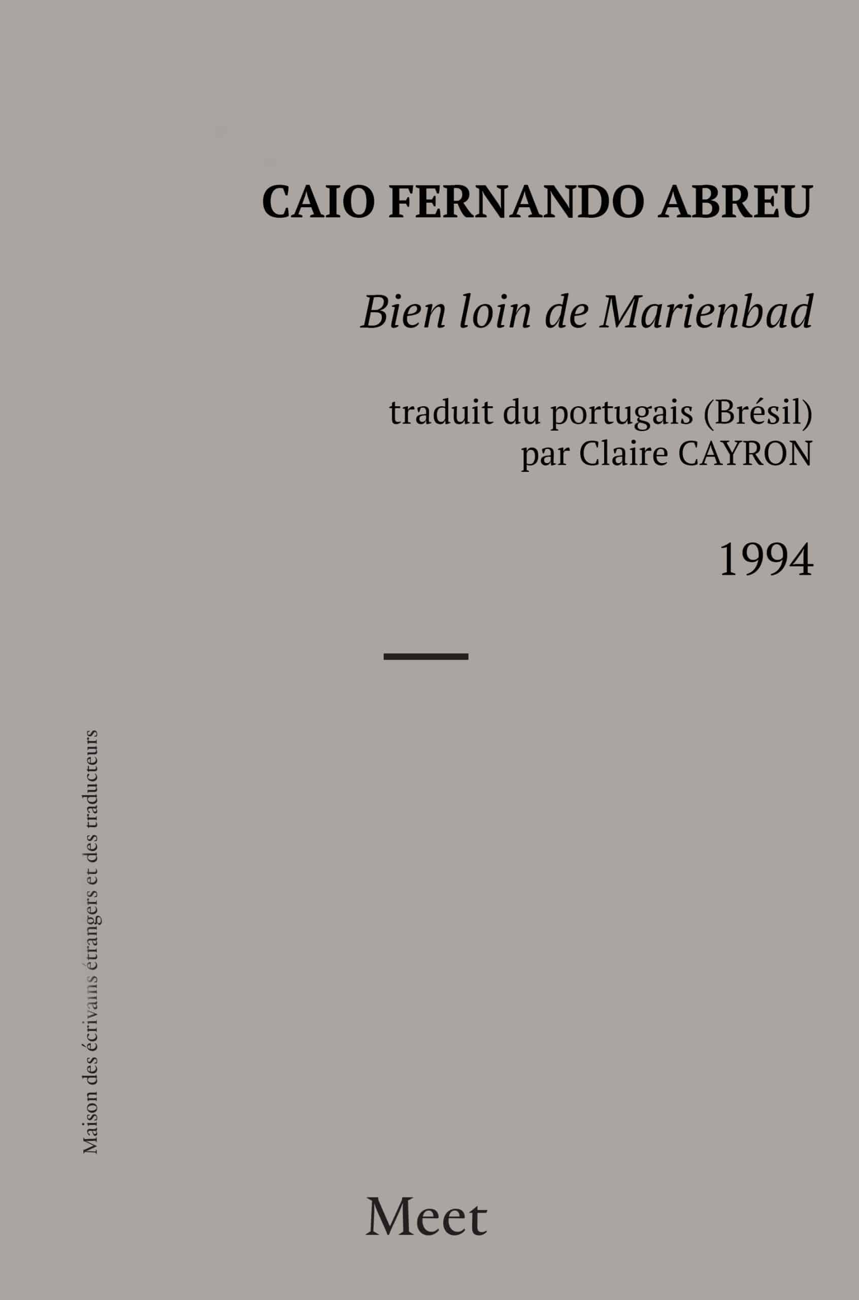 Bien loin de Marienbad