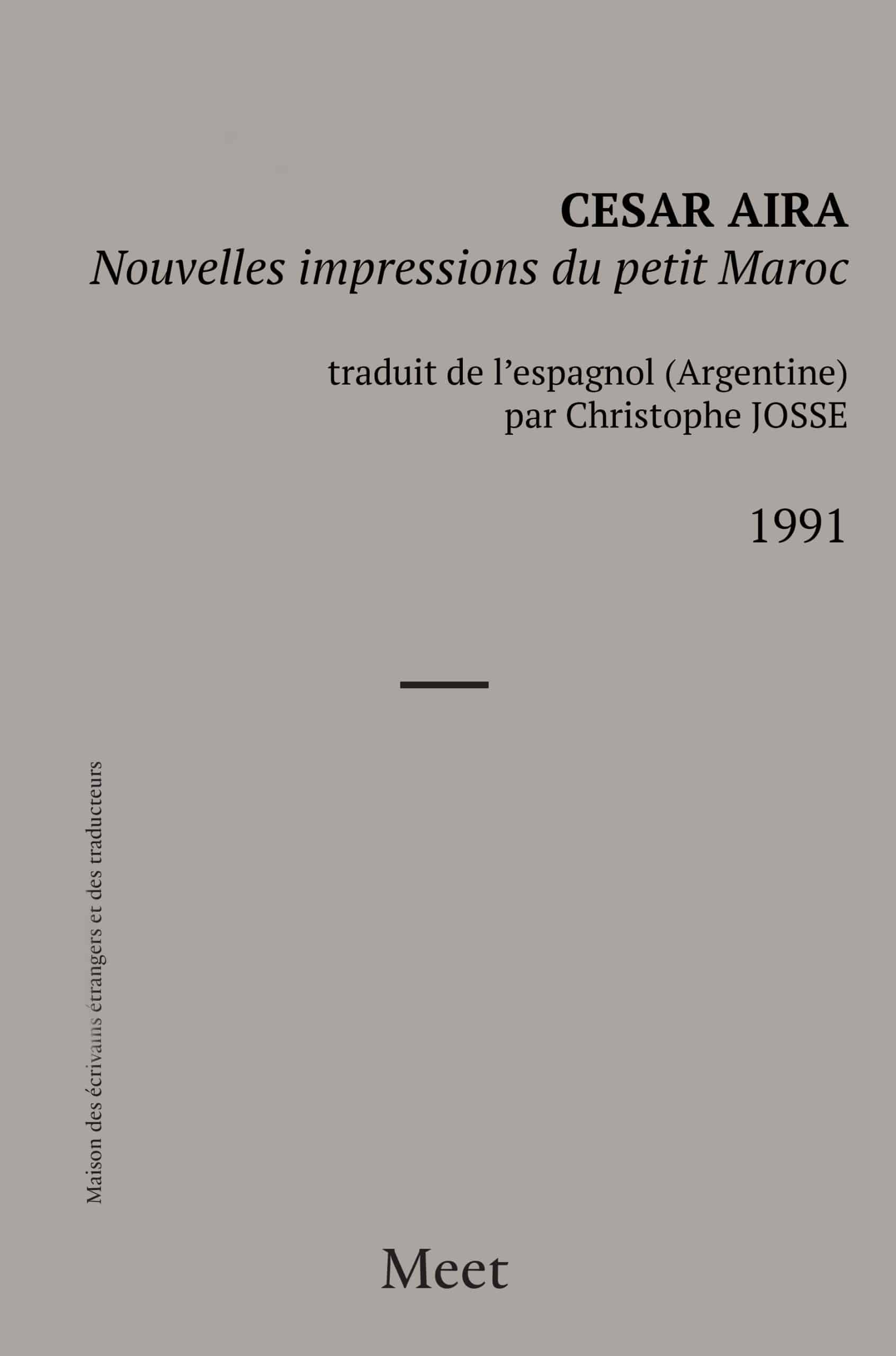 Nouvelles impressions du petit Maroc