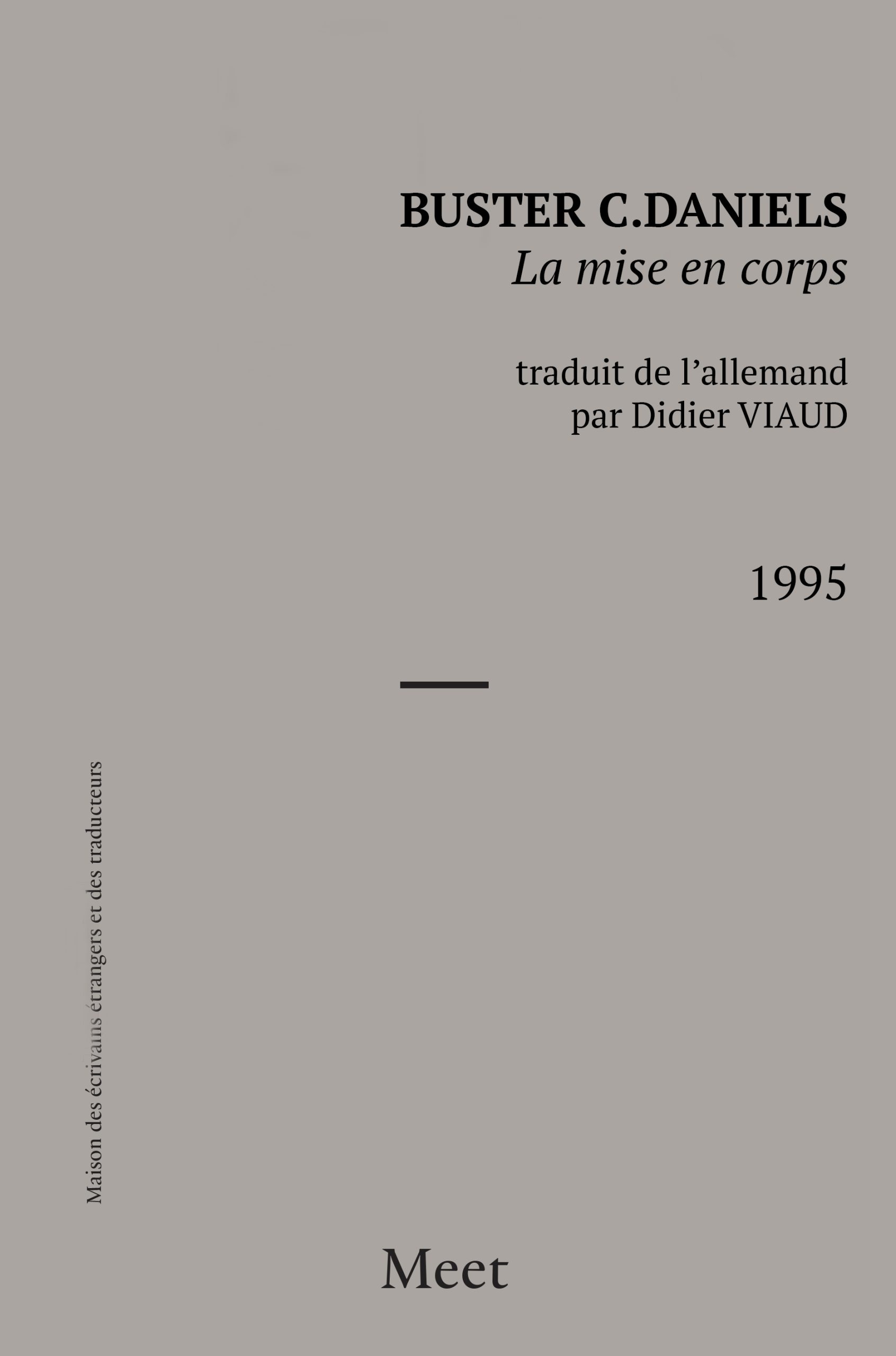 La mise en corps