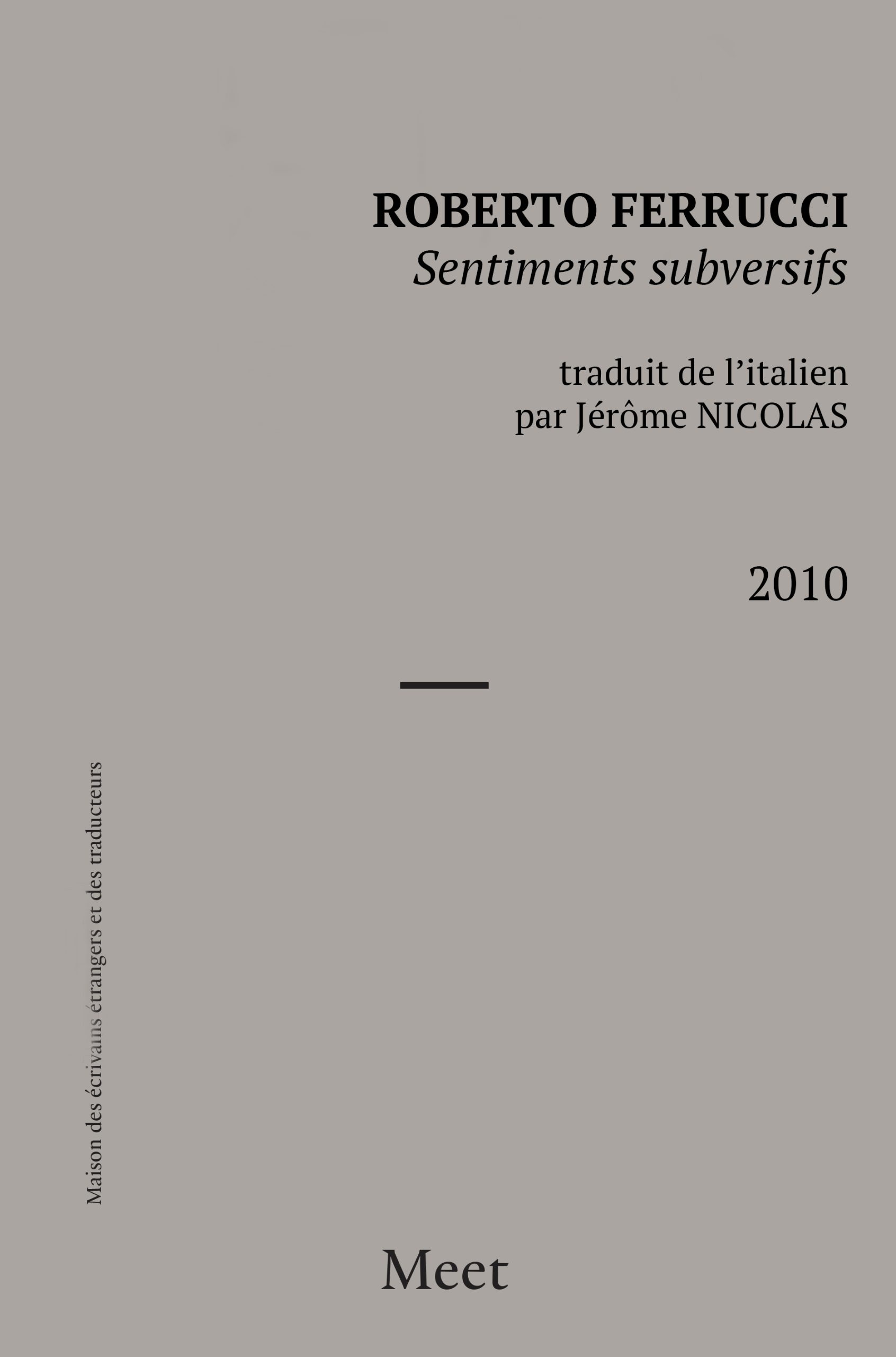 Sentiments subversifs