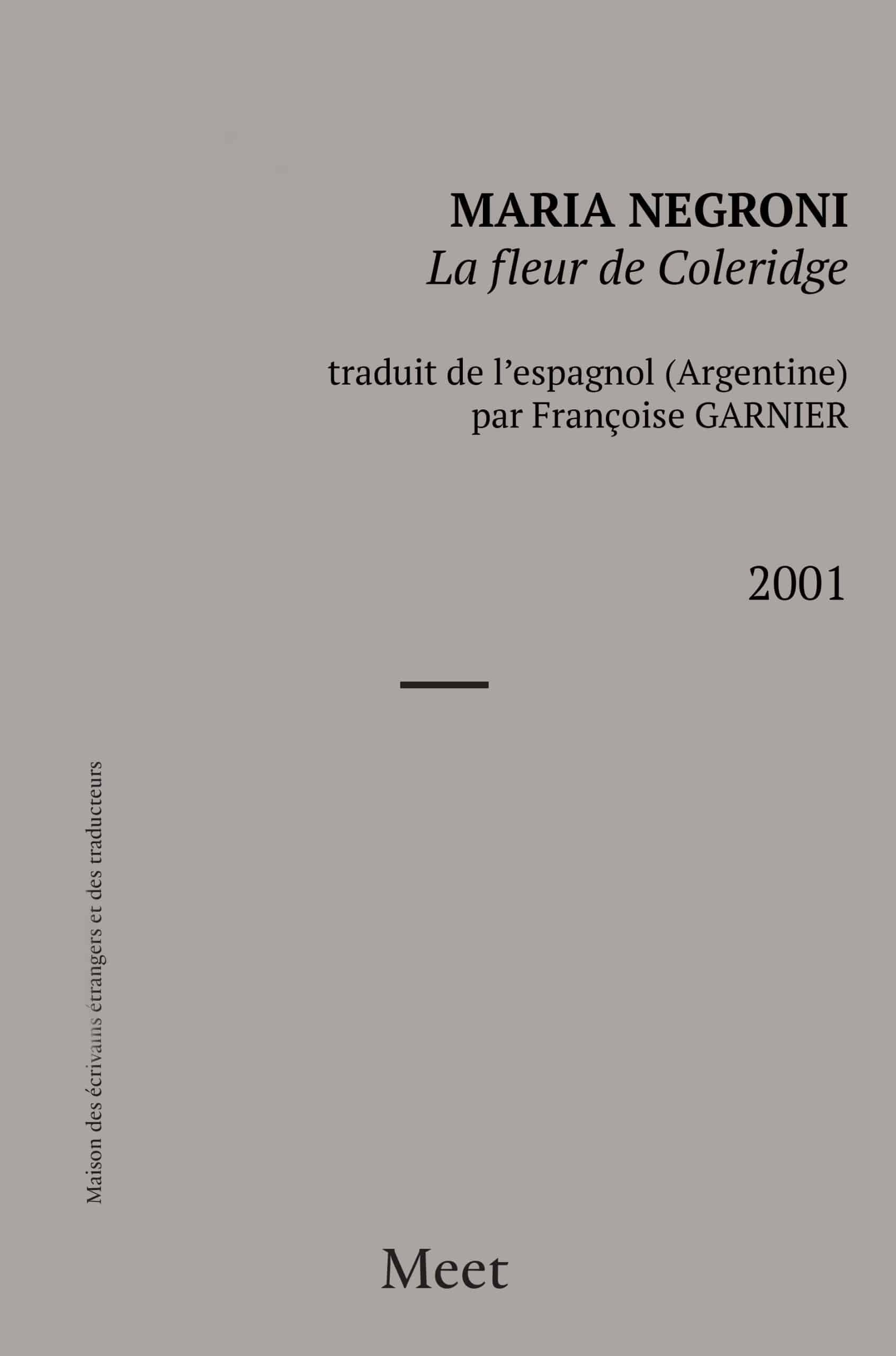 La fleur de Coleridge