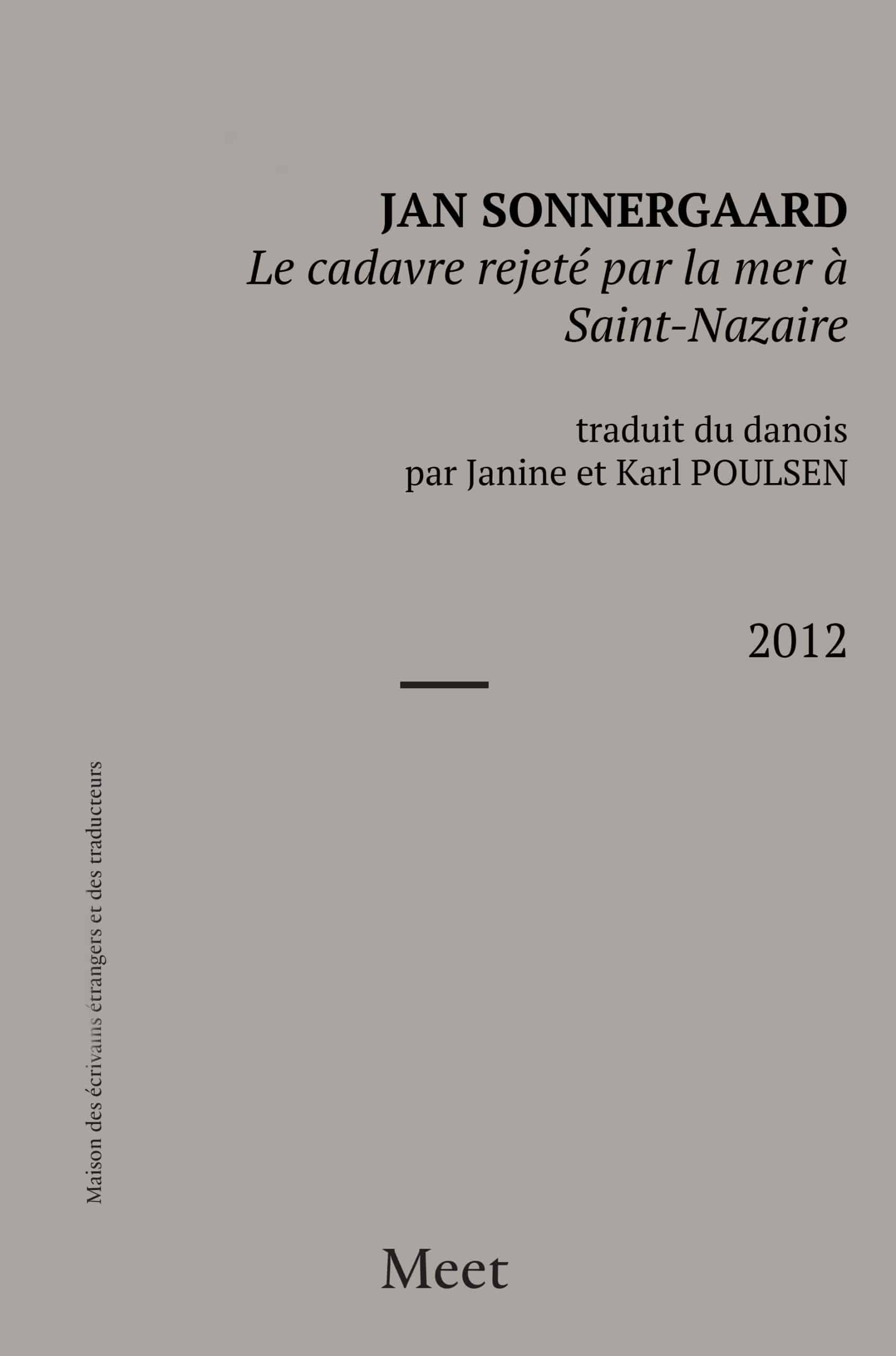 Le cadavre rejeté par la mer à Saint-Nazaire