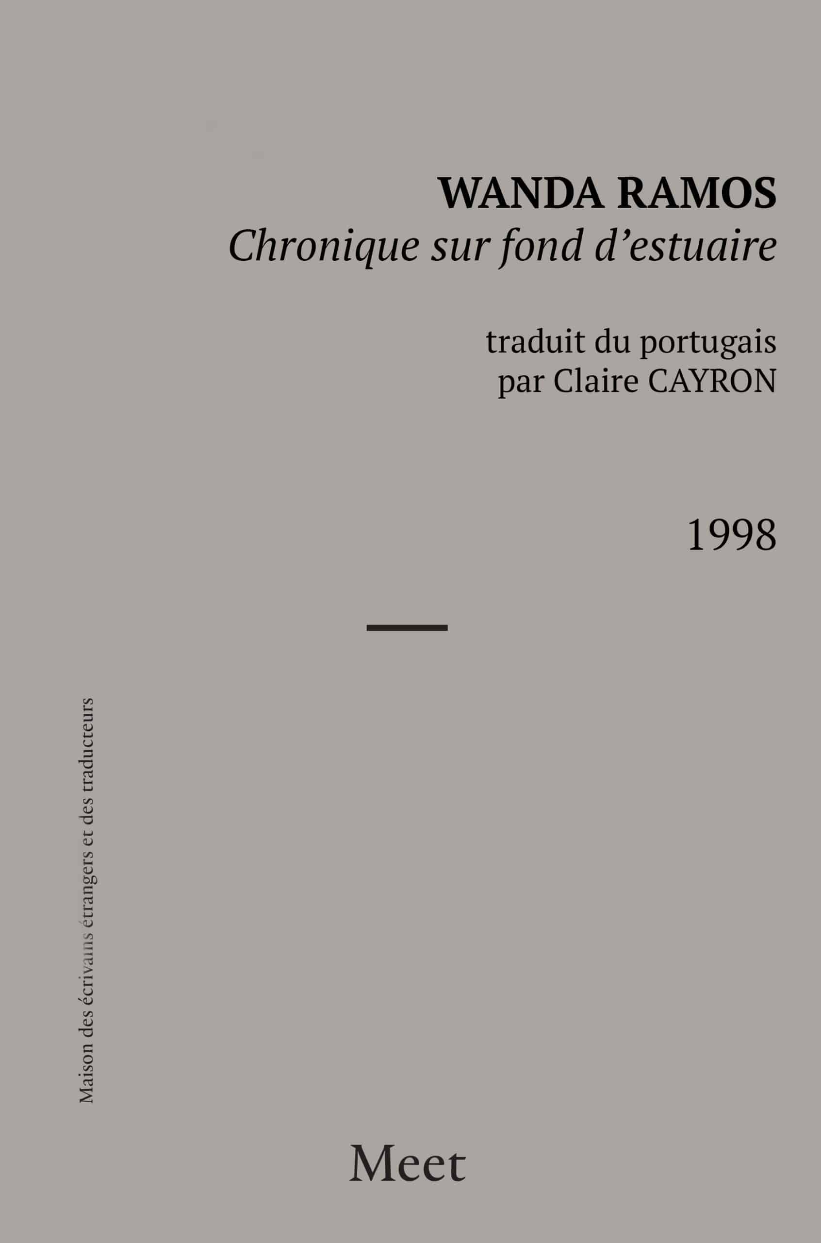 Chronique sur fond d&rsquo;estuaire