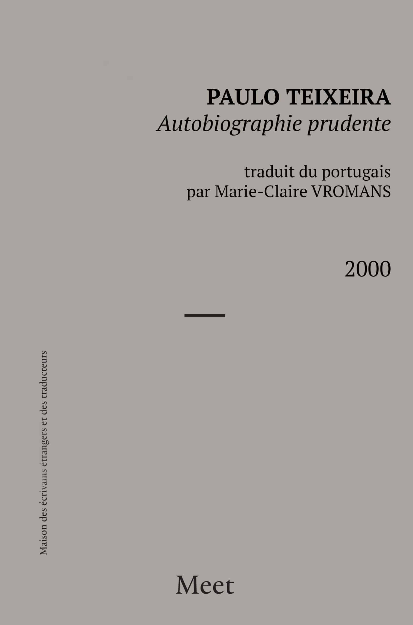 Autobiographie prudente