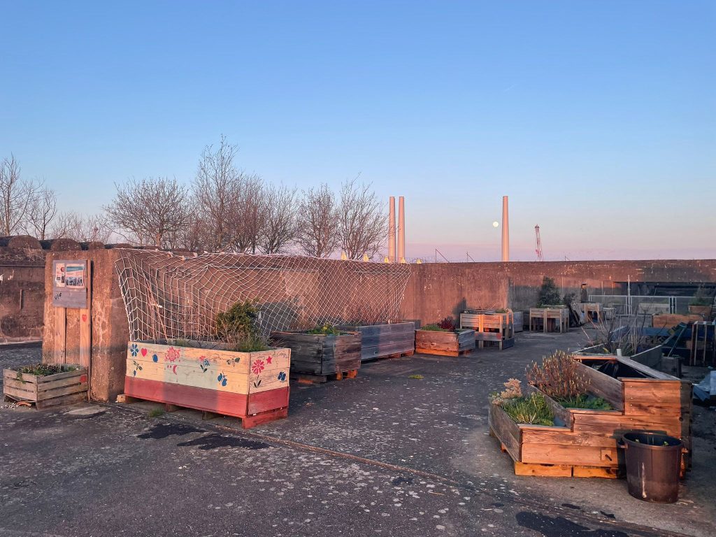 Saint-Nazaire : toit de la base sous-marine